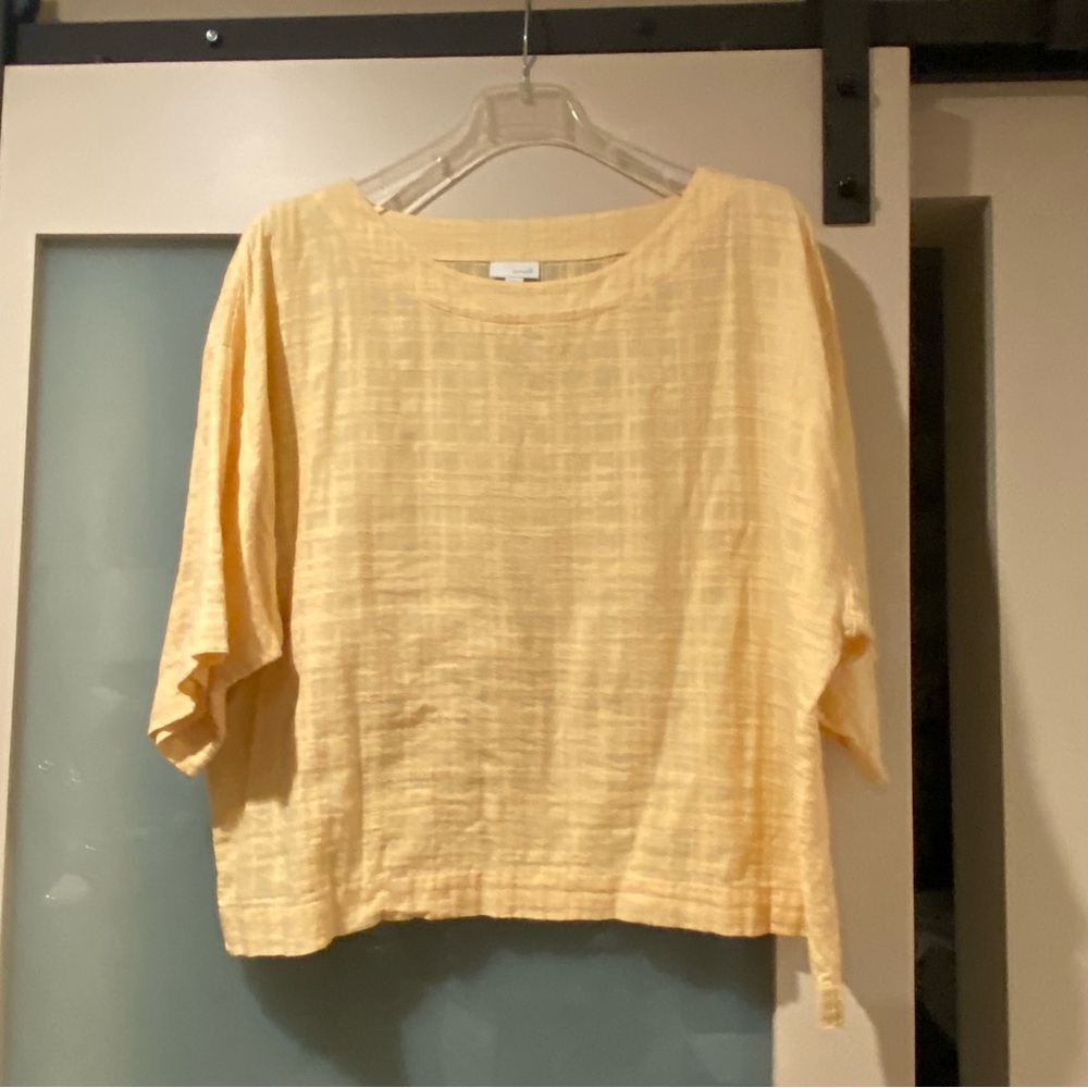Pure Jill Chic Yellow Women's Blouse. Size L but seems bigger
